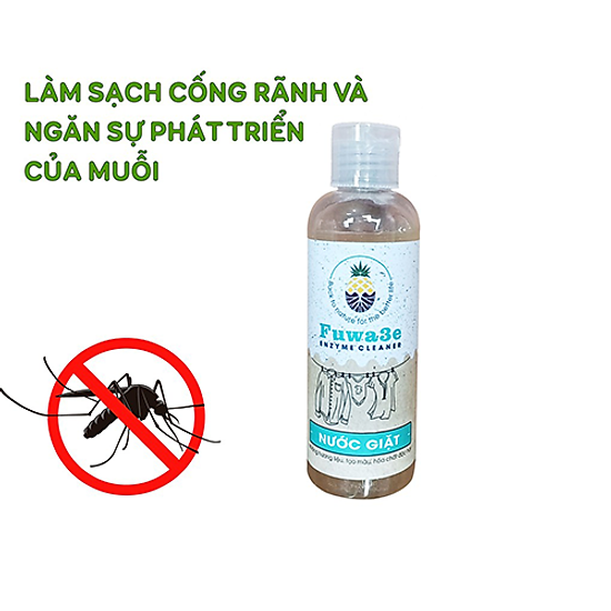 Nước giặt hữu cơ fuwa3e organic sinh học 100ml giặt quần áo đồ lót - ảnh sản phẩm 4