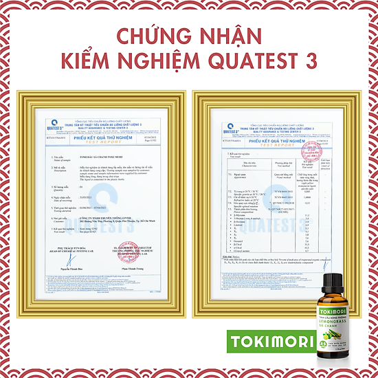 Tinh dầu sả chanh tokimori xuất khẩu nhật bản100% thiên nhiên - ảnh sản phẩm 2