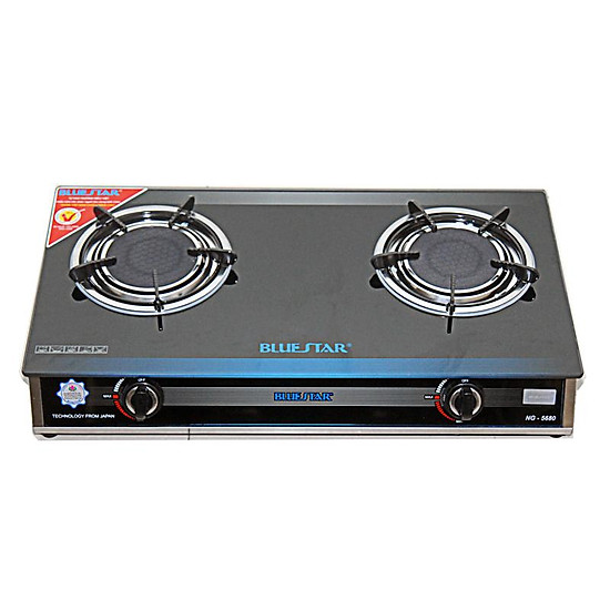 Bếp Gas Hồng Ngoại Bluestar NG-5680C, Magneto 2 Vòng Lửa 