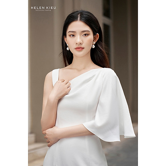 Đầm nữ baby màu trắng, thiết kế kiểu tiểu thư, cổ Vuông, tay bồng công chúa  chất kate lụa cực mát t04 . giasi | Shopee Việt Nam