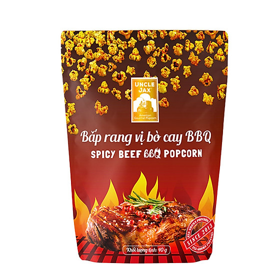 Bắp rang uncle jax vị bò cay bbq - ảnh sản phẩm 1