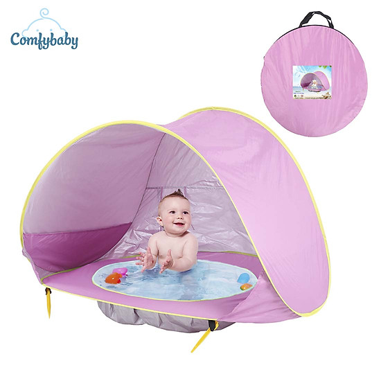 Lều đi biển che nắng cho bé chống tia uv 50+ 4babies - comfybaby - pq122 - ảnh sản phẩm 1