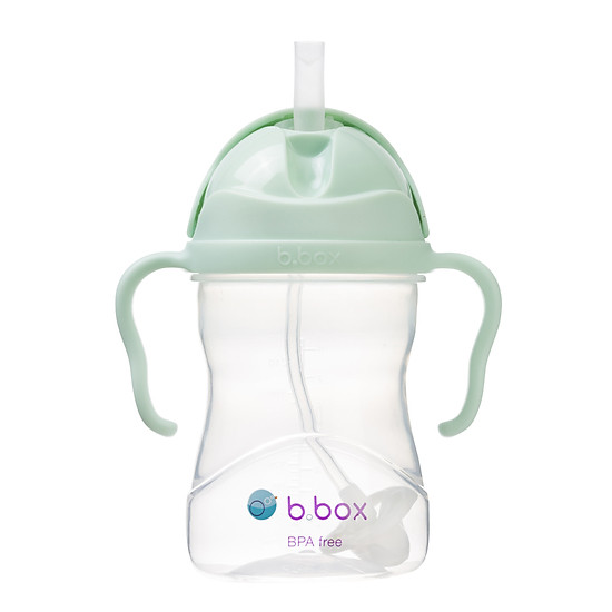 Bình nước bbox 360 độ cho bé tập uống nước - màu xanh lá pastel hàng chính - ảnh sản phẩm 2