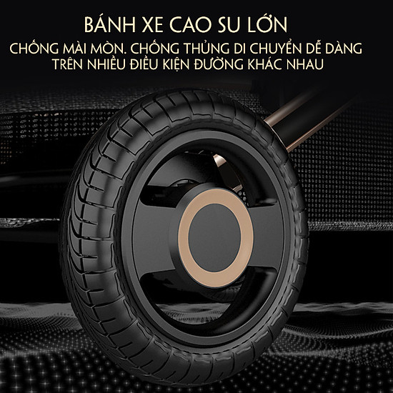 Xe đẩy, xe nôi cho bé. xe 3 tư thế có giảm xóc. - ảnh sản phẩm 9