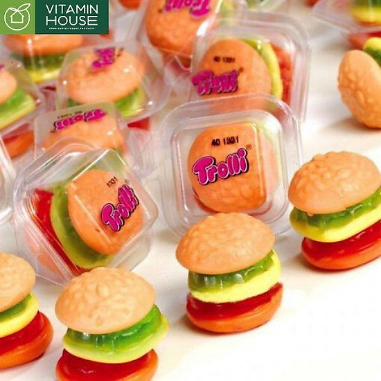 Kẹo dẻo trolli mini burger 90gr 10 viên - ảnh sản phẩm 3