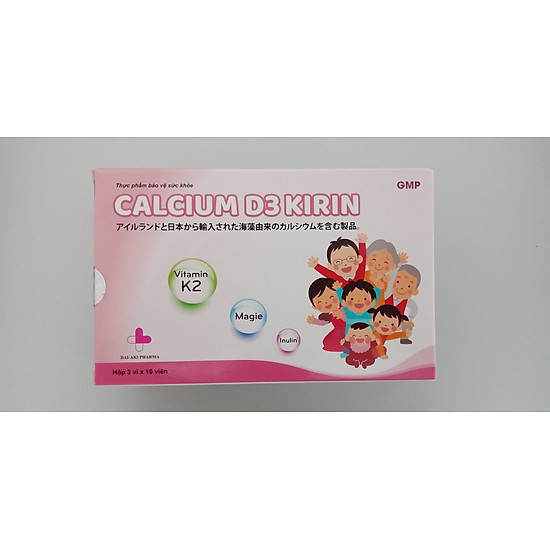 Thực phẩm chức năng viên uống bổ sung canxi - calcium d3 kirin - ảnh sản phẩm 4