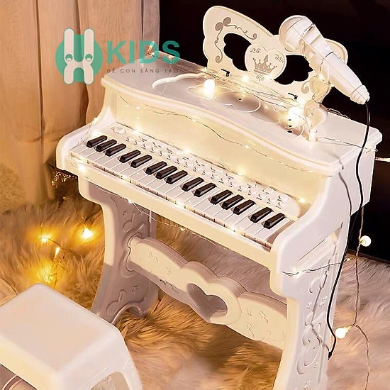 Đàn piano mini cho bé kèm mic thu âm, có kết nối điện thoại - ảnh sản phẩm 2