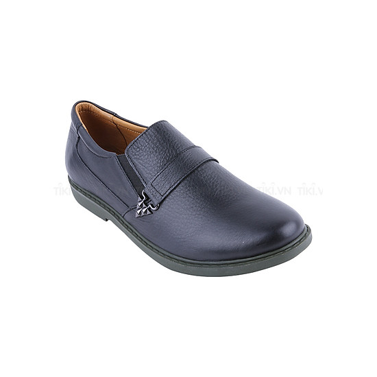 Giày Mọi Nam Da Bò SUNPOLO SUKT1120D - Đen 