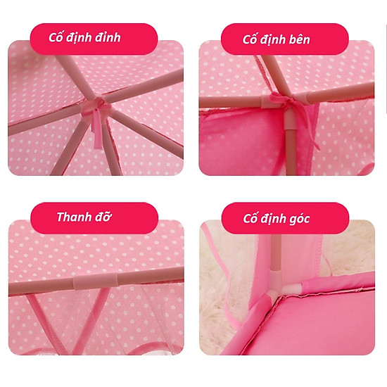 Lều công chúa hoàng tử cho bé - ảnh sản phẩm 6