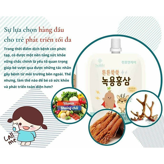 Thực phẩm bổ sung - nước uống hồng sâm chunho nhung hươu trái cây chunho - ảnh sản phẩm 3