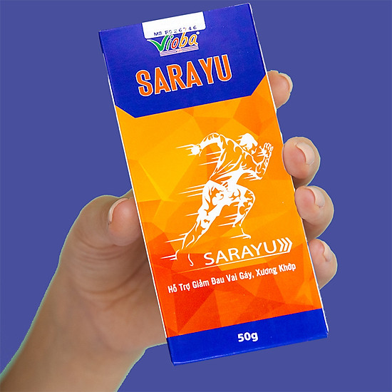 Kem xoa bóp vioba sarayu hỗ trợ giảm đau vai gáy, xương khớp - hộp 50ml - ảnh sản phẩm 2