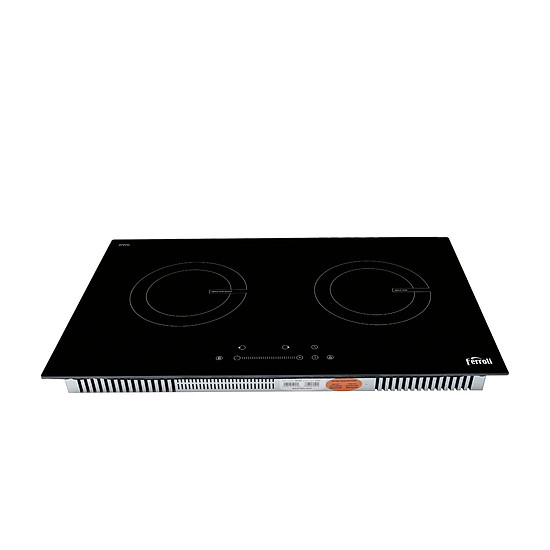 Bếp từ đôi Ferroli ID400BS, điều khiển trượt, mặt kính schottceran, 40...