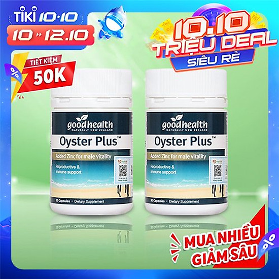 Combo 2 hộp tinh chất hàu goodhealth oyster plus 30 viên - ảnh sản phẩm 1