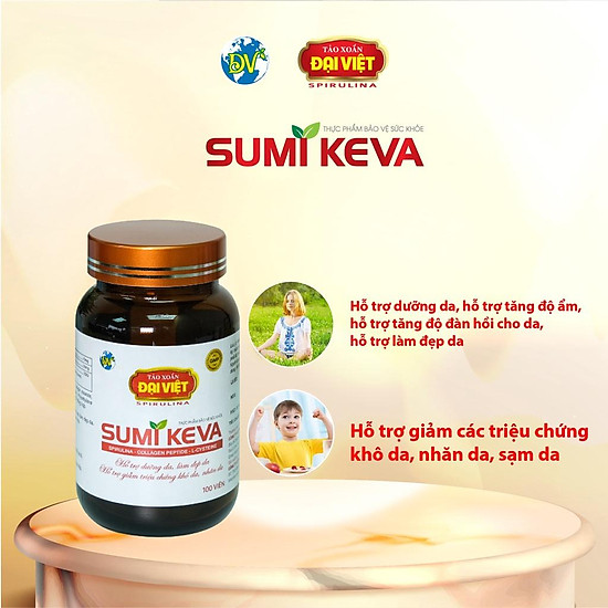 Tảo xoắn đại việt sumi keva tảo viên hỗ trợ dưỡng da, hỗ trợ tăng độ ẩm - ảnh sản phẩm 5