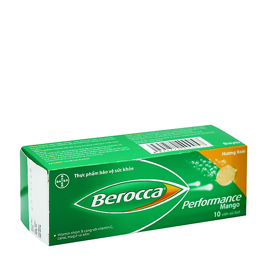 Viên sủi bổ sung vitamin và khoáng chất berocca performance hương xoài - ảnh sản phẩm 4