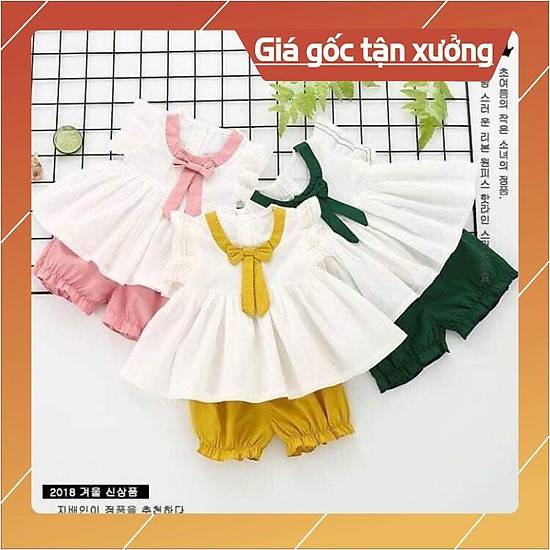 Đồ bộ bé gái xinh vải cotton 4 chiều,thoáng mát,vận động,thấm hụt mồ hôi - ảnh sản phẩm 2