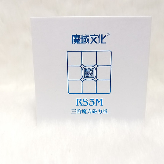 Rubik 3x3 mofangjiaoshi mf3rs3 m stickerless có nam châm hiệu mofangjiaoshi - ảnh sản phẩm 4