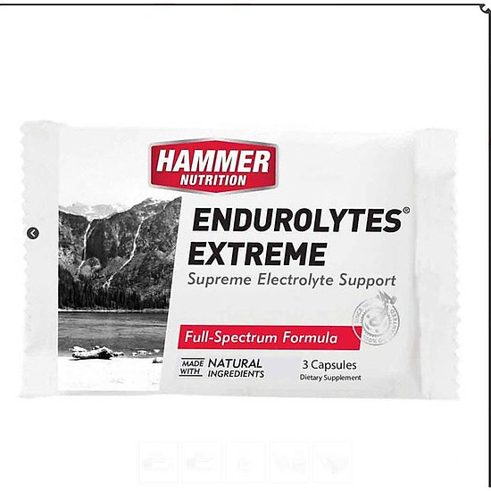 Bộ 4 gói viên uống điện giải- hammer nutrition endurolytes extreme - ảnh sản phẩm 1