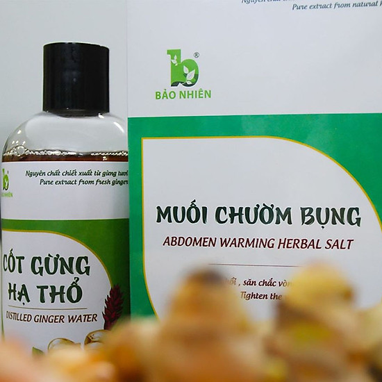 Muối chườm bụng thảo dược săn bụng định hình eo mờ thâm rạn bảo nhiên gói - ảnh sản phẩm 8