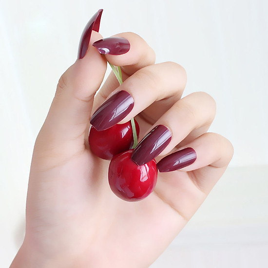 Bộ Móng Tay Nhân Tạo Nhiều Màu (24 Miếng)