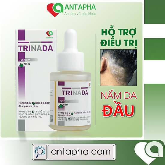 Serum trinada nấm da đầu, gàu ngứa sạch sẽ da đầu, antapha - ảnh sản phẩm 1