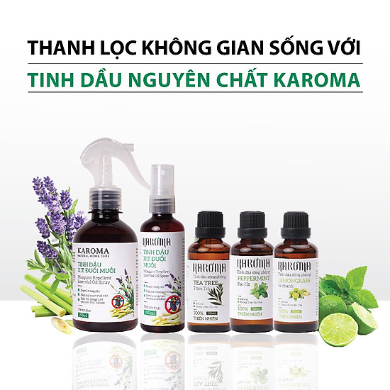 Bình xịt phòng tinh dầu sả chanh, oải hương, bạc hà đuổi muỗi, côn trùng - ảnh sản phẩm 9