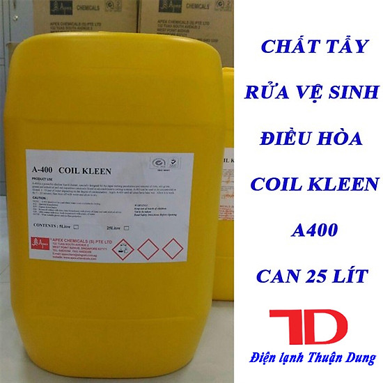 Chất tẩy rửa dàn nhốm coil-kleeen a400 25 lít - ảnh sản phẩm 2