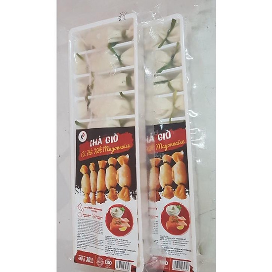 Chả giò cá hồi xốt mayonnaise 10c - 300g 10c-300g premium - đen đỏ - ảnh sản phẩm 2