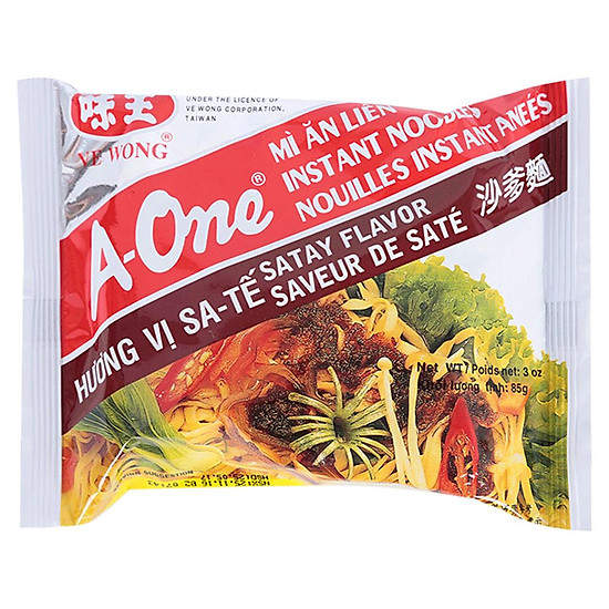 Mì a-one sa tế 85g - 8934684026518 - ảnh sản phẩm 1