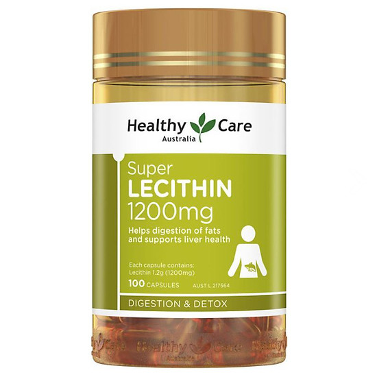 Mầm đậu nành healthy care super lecithin 1200mg 100 viên hỗ trợ làm đẹp da - ảnh sản phẩm 3