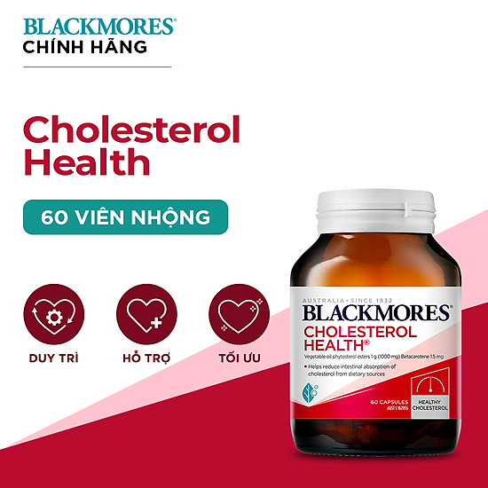 Viên uống hỗ trợ giảm cholesterol ngăn ngừa bệnh tim mạch blackmores - ảnh sản phẩm 1