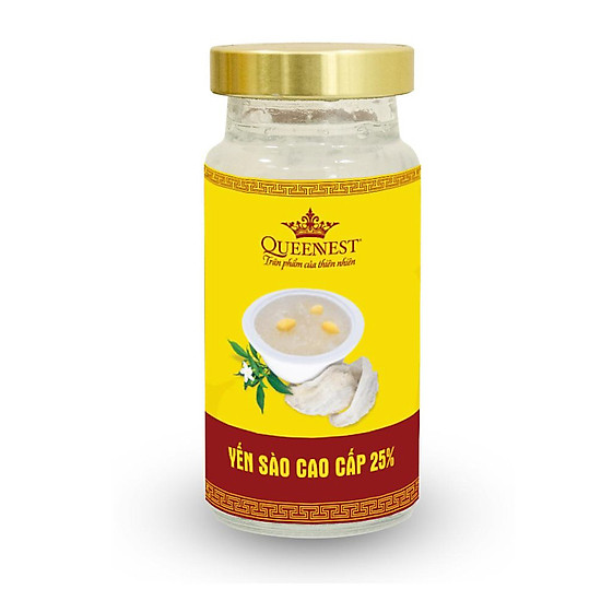 Yến sào cao cấp 25% queennest- 150ml 06 hũ - ảnh sản phẩm 2