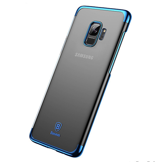 Ốp Lưng Samsung Galaxy S9 Baseus (Trong Suốt Viền Màu) 