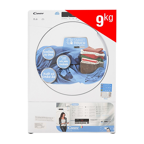 Máy Sấy Cửa Trước Candy CSV9DF-S (9kg) - Hàng Chính Hãng
