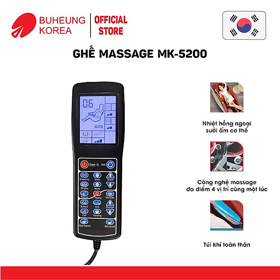 Ghế massage revo s - plus buheung mk-5200 - ảnh sản phẩm 2