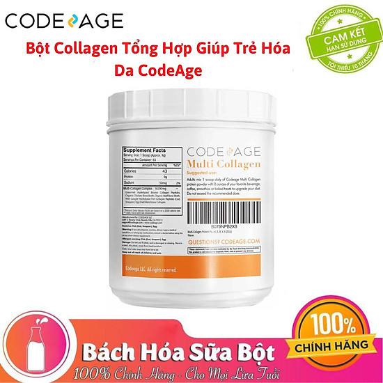 Bột collagen tổng hợp trẻ hóa da code age hydrolyzed multi collagen - ảnh sản phẩm 2