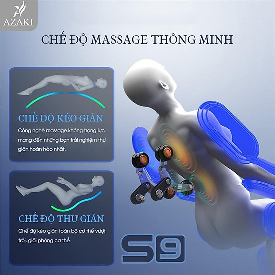 Ghế massage azaki s9 - ảnh sản phẩm 3