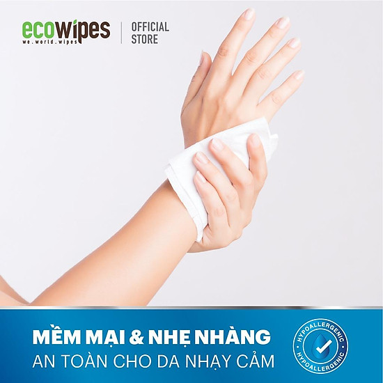 Combo 5 gói khăn ướt diệt khuẩn disinfectingwipes 20 tờ diệt 99 - ảnh sản phẩm 4