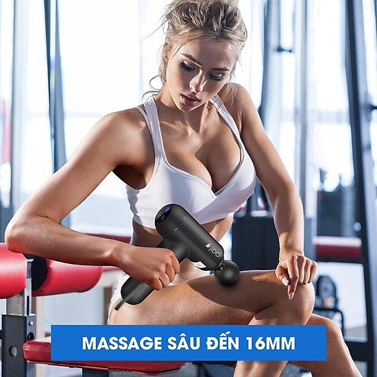 Máy massage cầm tay ajido aj - m9, 32 cấp độ, 4 đầu thay thế - ảnh sản phẩm 9