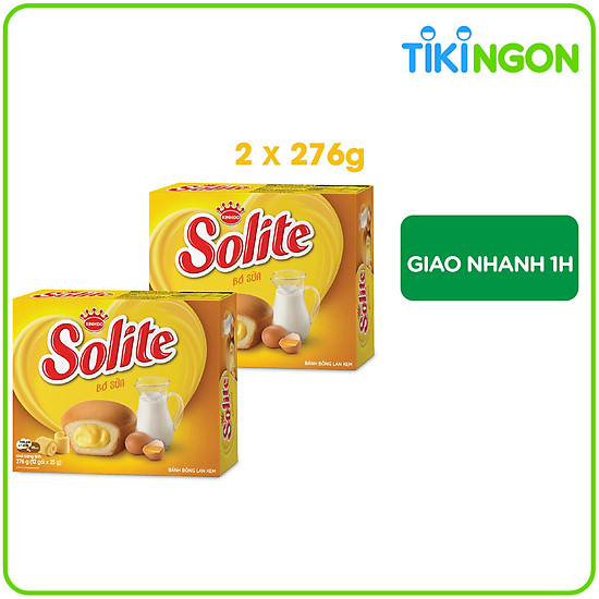 Combo 2 hộp bánh cupcake solite vị bơ sữa 2x276g - ảnh sản phẩm 6