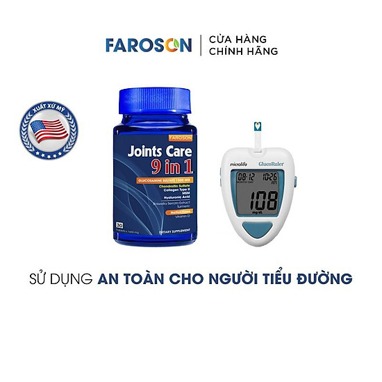 Viên uống glucosamine bổ khớp faroson joints care 9 in 1 hộp 30 viên - ảnh sản phẩm 4