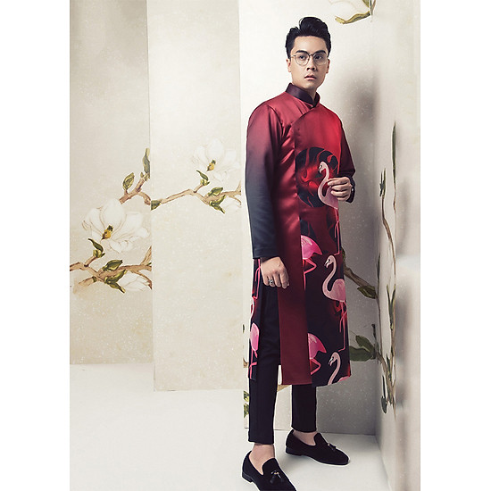 Mua Áo Dài Nam Hồng Hạc Đỏ May’s House Designer với Giá Tốt Nhất