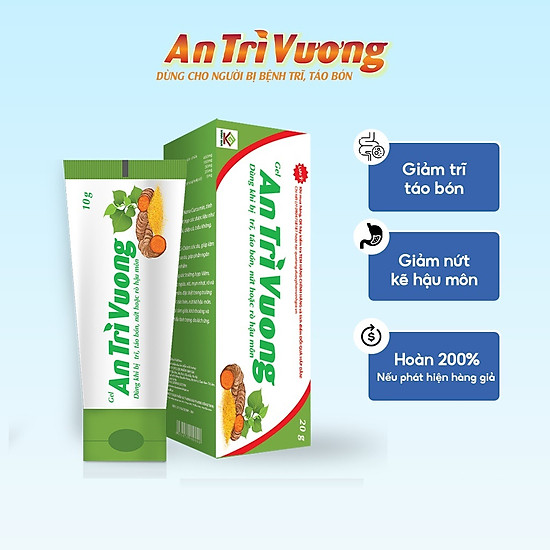 Gel an trĩ vương vinh gia giúp chăm sóc làm mát, dịu da dùng khi bị trĩ - ảnh sản phẩm 1