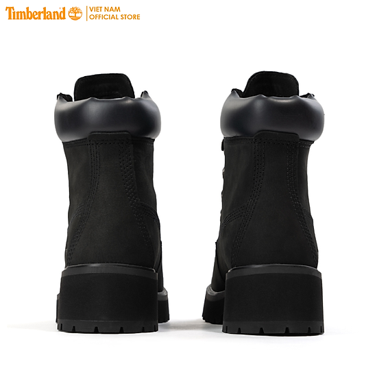 Original timberland giày boot nữ carnaby cool 6inch black nubuck tb0a5nyy04 - ảnh sản phẩm 5