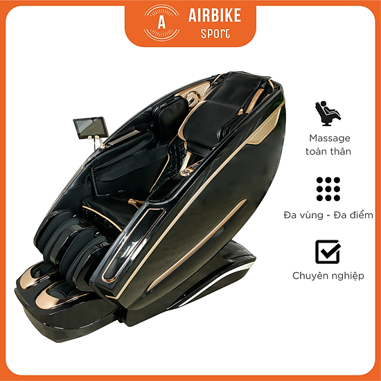 Ghế massage toàn thân cao cấp air bike sport mk337 - hàng chính hãng - ảnh sản phẩm 2