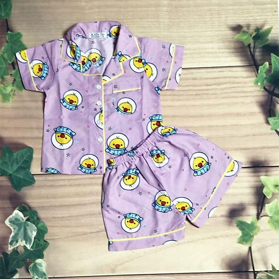 Bộ pijama bé gái kata bg-09, bộ bé gái, có đủ size màu - ảnh sản phẩm 3