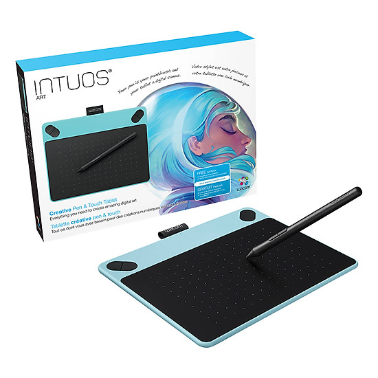 Mua Bảng Vẽ Wacom Intuos Art Medium CTH-690 (Xanh Ngọc) Hàng