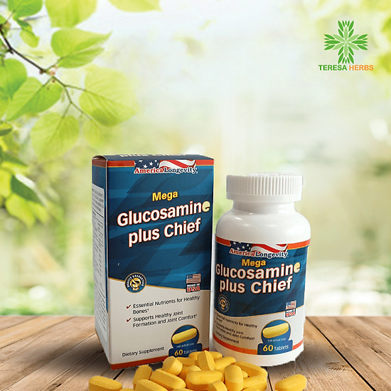 Viên uống hỗ trợ xương khớp glucosamine cao cấp glucosamine plus chief - ảnh sản phẩm 2