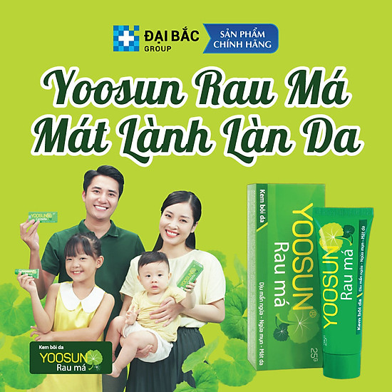 Kem bôi da yoosun rau má tuýp lớn 50g - dịu mẩn ngứa, ngừa mụn, mát da - ảnh sản phẩm 3