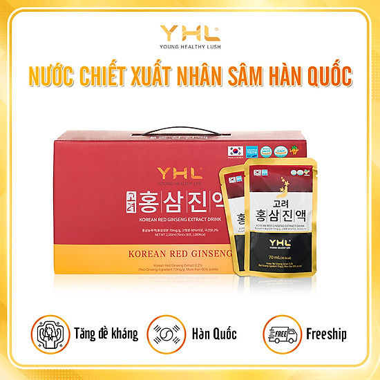 Nước chiết xuất nhân sâm hàn quốc yhl - ảnh sản phẩm 1